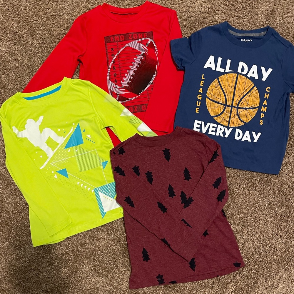 Boys shirts; Little boy shirts; Size 4/5; Cat & Jack Boys; Old Navy Boy; BUNDLE